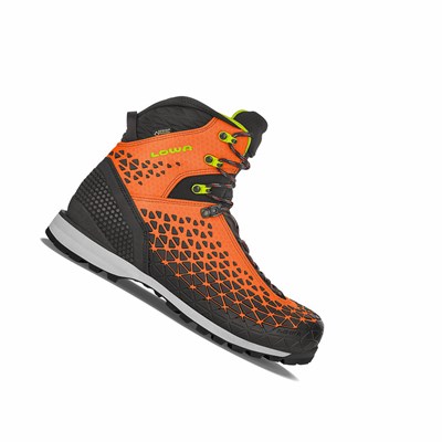 Lowa Alpine SL GTX Bergschuhe Herren Schwarz Orange | QKRU-58327