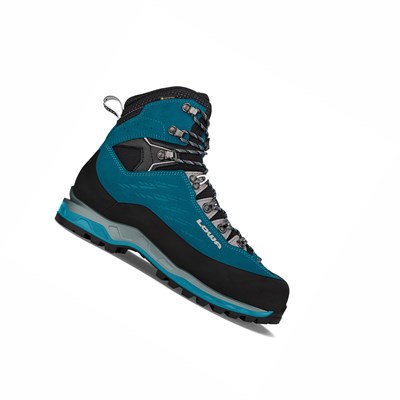 Lowa Cevedale II GTX Ws Bergschuhe Damen Türkis Grau | EGPR-69238