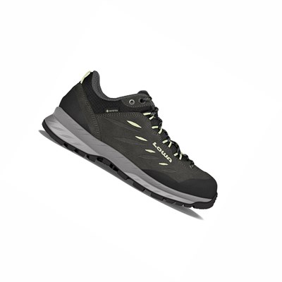 Lowa Delago GTX Lo Ws Winterstiefel Damen Dunkelgrau Mintfarben | BMKD-92173