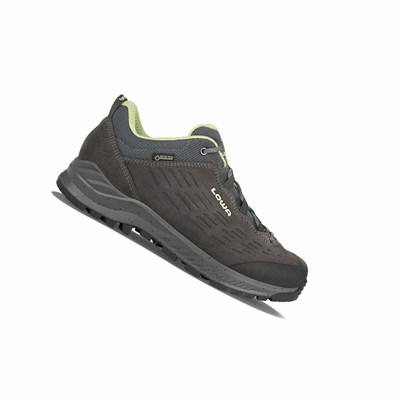 Lowa Explorer GTX Lo WS Winterstiefel Damen Dunkelgrau Mintfarben | GTNB-01397