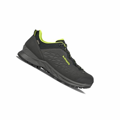 Lowa Explorer GTX Lo Winterstiefel Herren Dunkelgrau Hellgrün | VWKU-26987