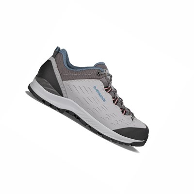 Lowa Explorer II Lo Ws Winterstiefel Damen Hellgrau Blau | MARJ-30428