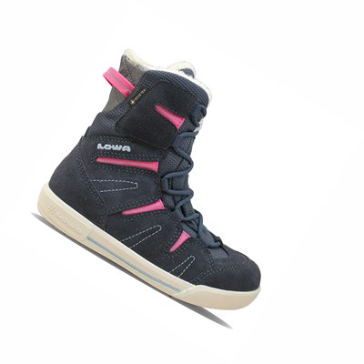 Lowa Lucy GTX Wanderschuhe Kinder Navy Fuchsie | AVXQ-36042