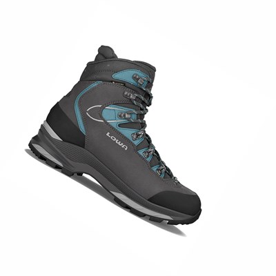 Lowa Mauria Evo GTX Ws Winterstiefel Damen Dunkelgrau Türkis | UCDO-96381