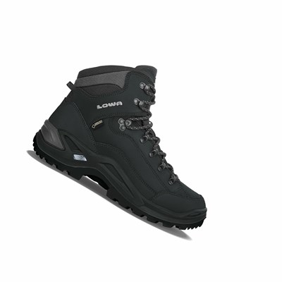 Lowa Renegade GTX Mid Wanderschuhe Herren Schwarz | UJME-16874