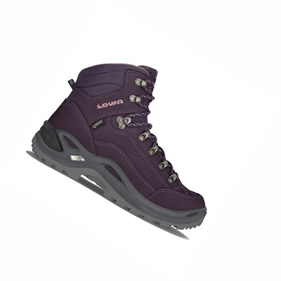 Lowa Renegade GTX Mid Ws Wanderschuhe Damen Rosa | KFBP-70642