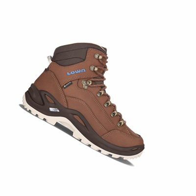 Lowa Renegade GTX Mid Ws Wanderschuhe Damen Navy | RPIK-94532