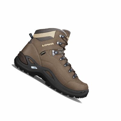 Lowa Renegade GTX Mid Ws Wanderschuhe Damen Grau | SWMV-85672