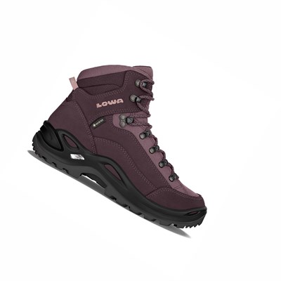 Lowa Renegade GTX Mid Ws Wanderschuhe Damen Lila | VKYI-65917