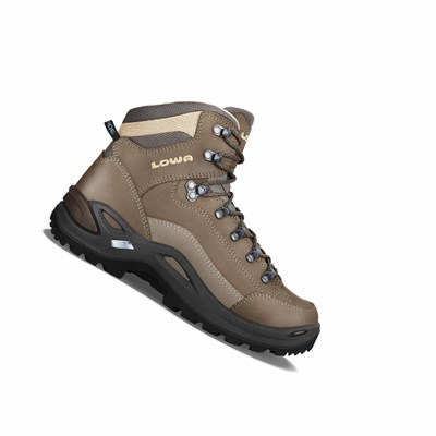 Lowa Renegade LL Mid Ws Wanderschuhe Damen Grau | TYLB-49280