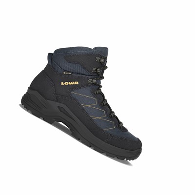 Lowa Taurus Pro GTX Mid Wanderschuhe Herren Navy | NUIY-86301