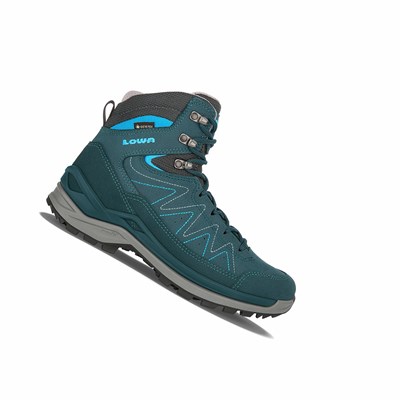 Lowa Toro Evo GTX Mid Ws Wanderschuhe Damen Grün | NFJI-50821