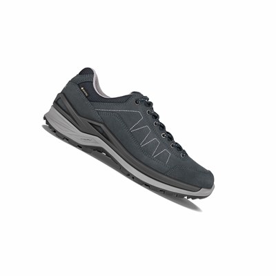 Lowa Toro Pro GTX Lo Wanderschuhe Herren Grau Blau Grau | GRSH-73250