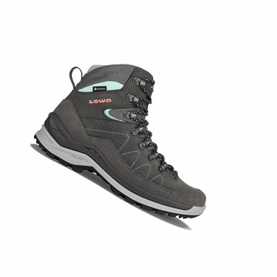 Lowa Toro Pro GTX Mid Ws Wanderschuhe Damen Tiefesgrau | MDHK-16875