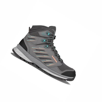 Lowa Trek Evo GTX Mid Ws Winterstiefel Damen Grau | POEG-92164