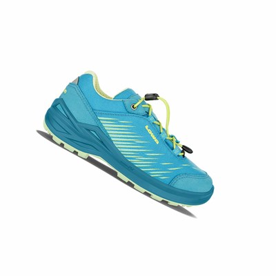 Lowa Zirrox GTX Lo Junior Wanderschuhe Kinder Türkis Mintfarben | EYQT-26041